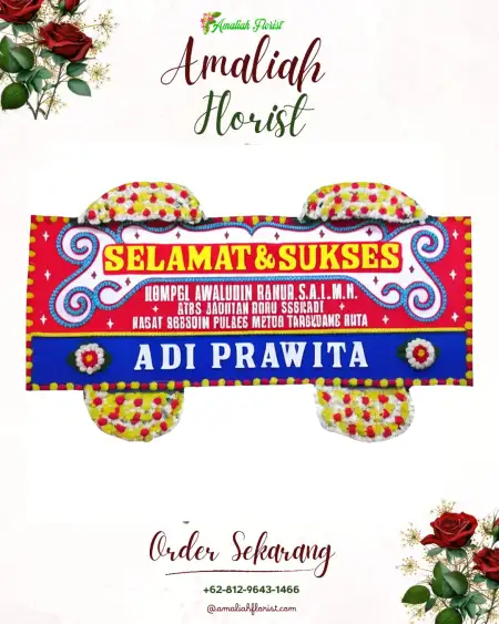 Papan Bunga Ucapan Selamat Sumberlawang